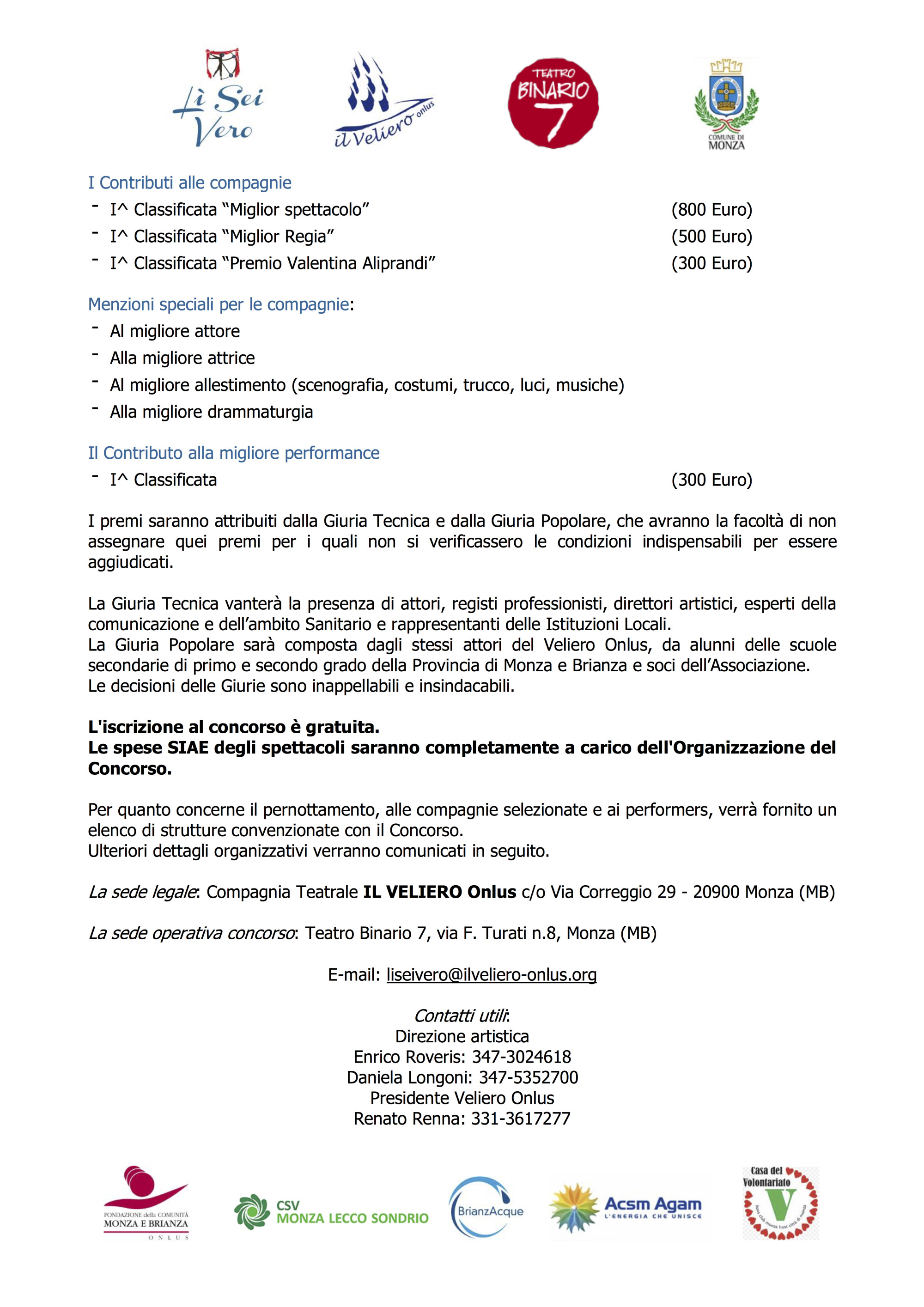 Lì Sei Vero 2018 Regolamento pag2